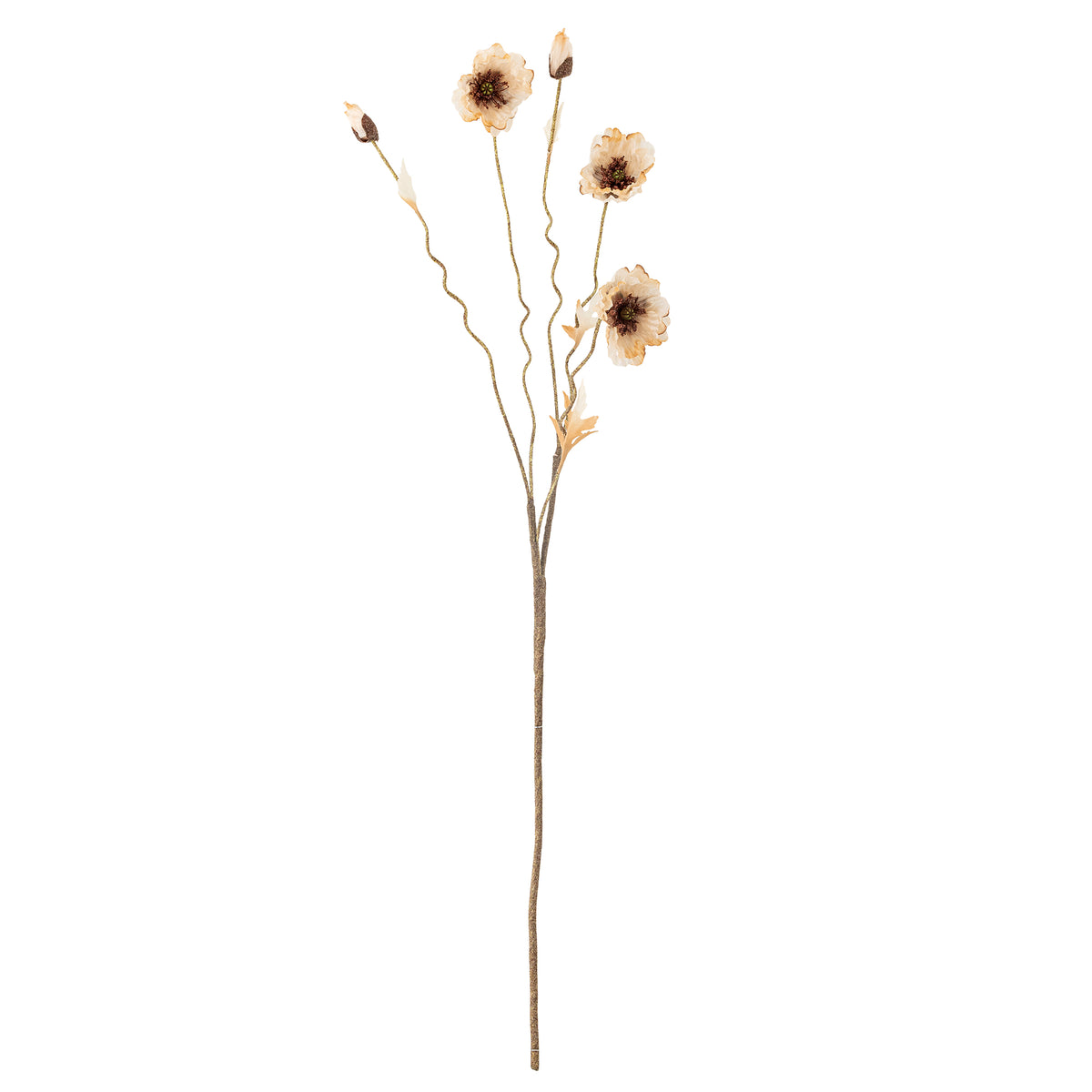 Poppy Kunstblumen-Stiel – Natur Default Title