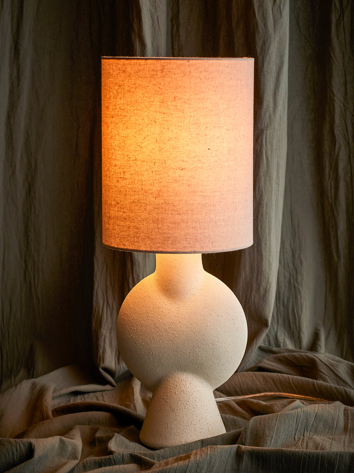 Sergio Tischlampe – Natur, Steingut