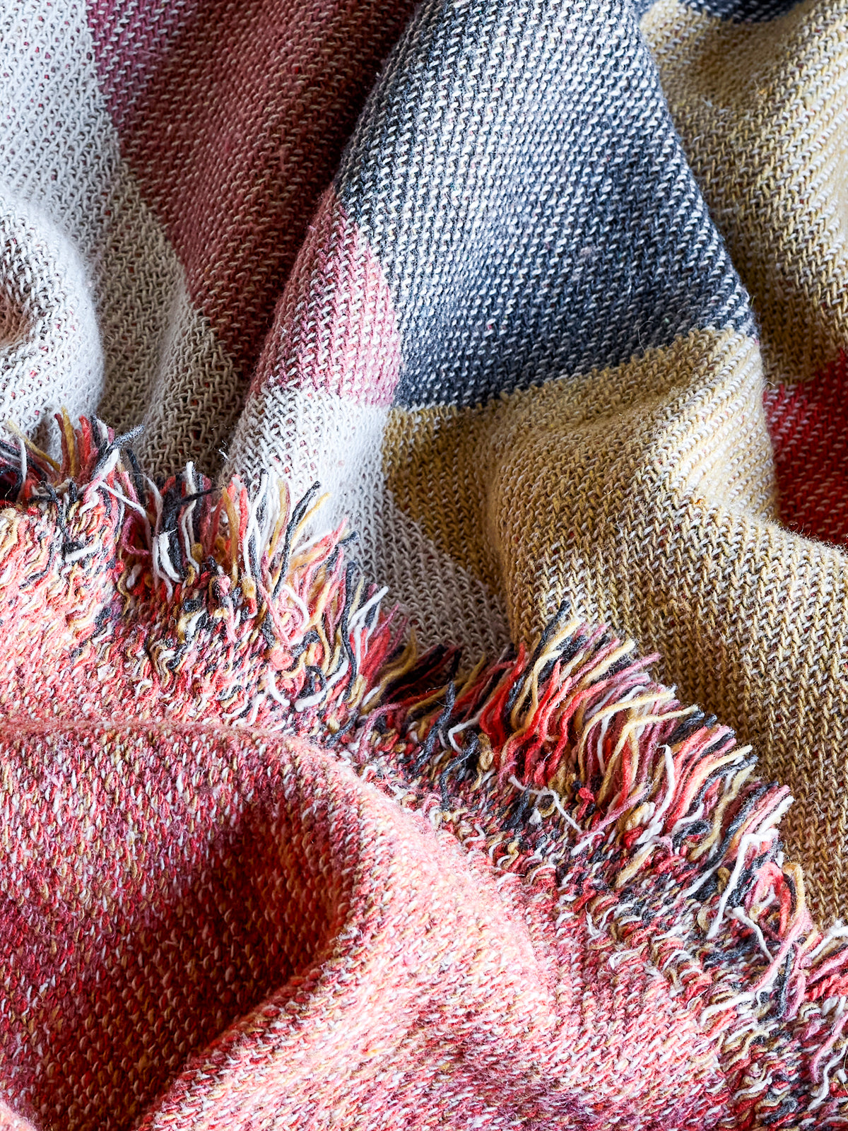 Arni Decke – Bunt, Recycelte Baumwolle