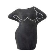 Lulu Deko-Vase – Schwarz, Terrakotta Default Title