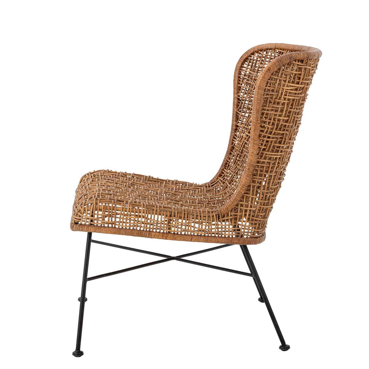 Somme Loungesessel – Natur, Rattan