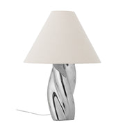 Silva Tischlampe – Silber, Steingut Default Title
