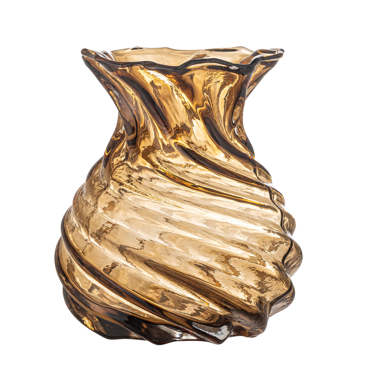 Rylo Vase – Braun, Glas Default Title
