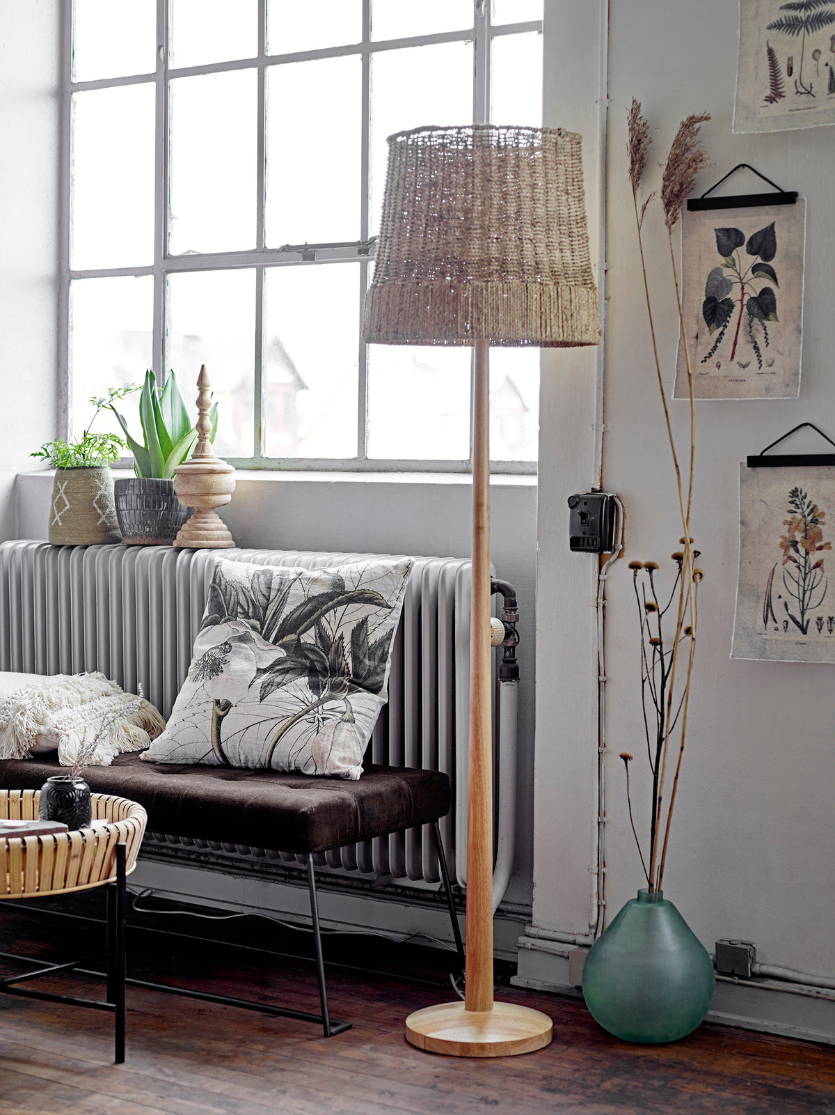 Kakasi Stehlampe – Natur, Rattan
