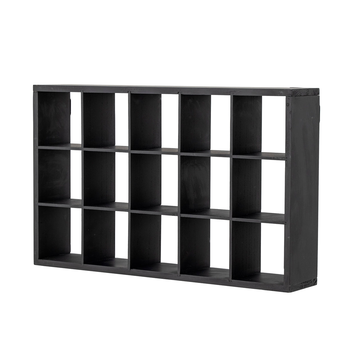 Olinn Regal – Schwarz, Tannenholz