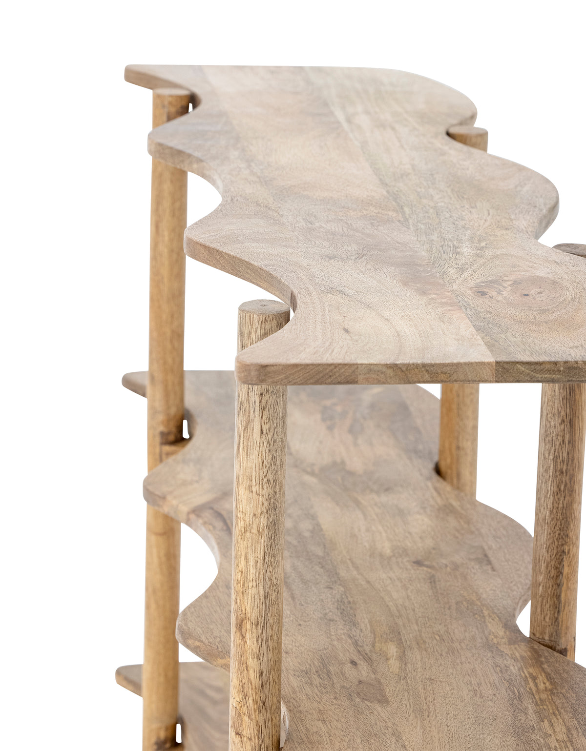 Rivoli Bücherregal – Natur, FSC® 100%, Mangoholz