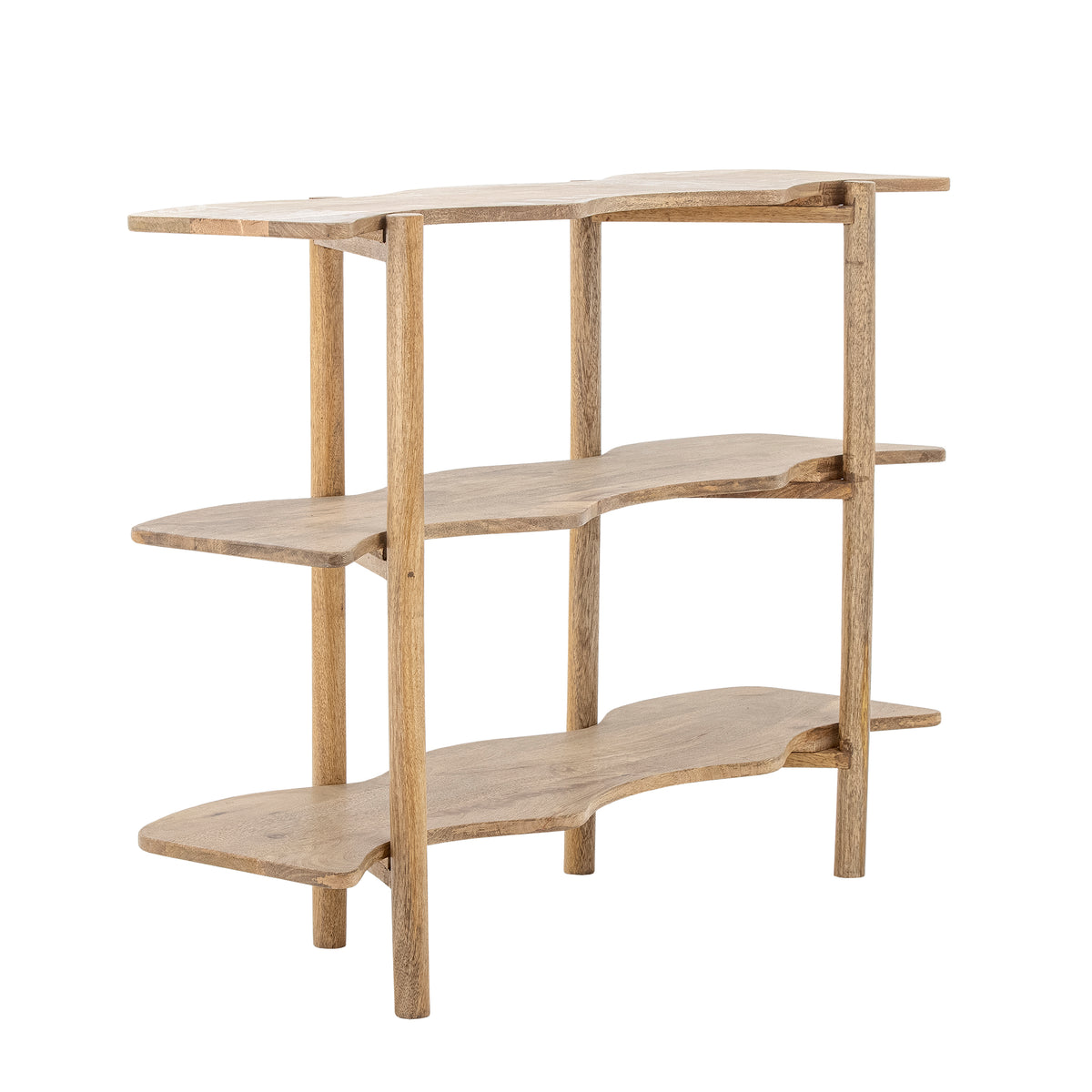 Rivoli Bücherregal – Natur, FSC® 100%, Mangoholz