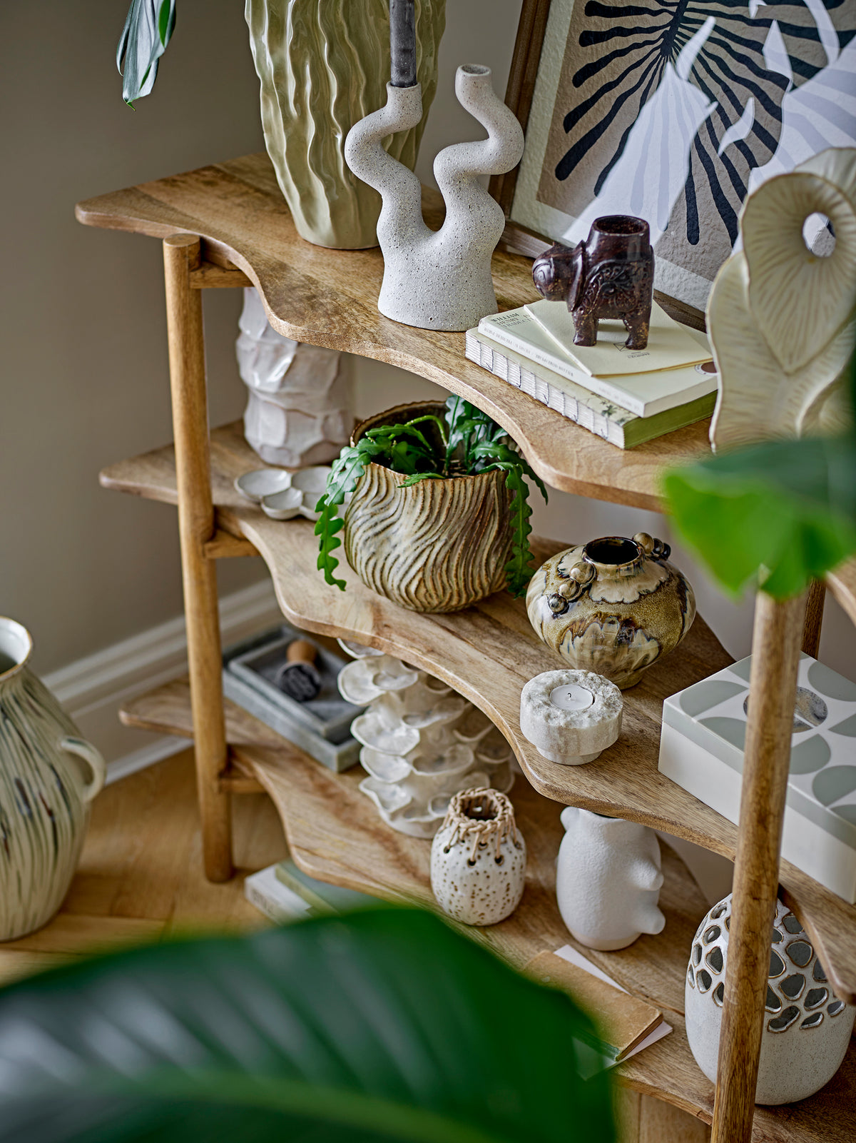 Rivoli Bücherregal – Natur, FSC® 100%, Mangoholz